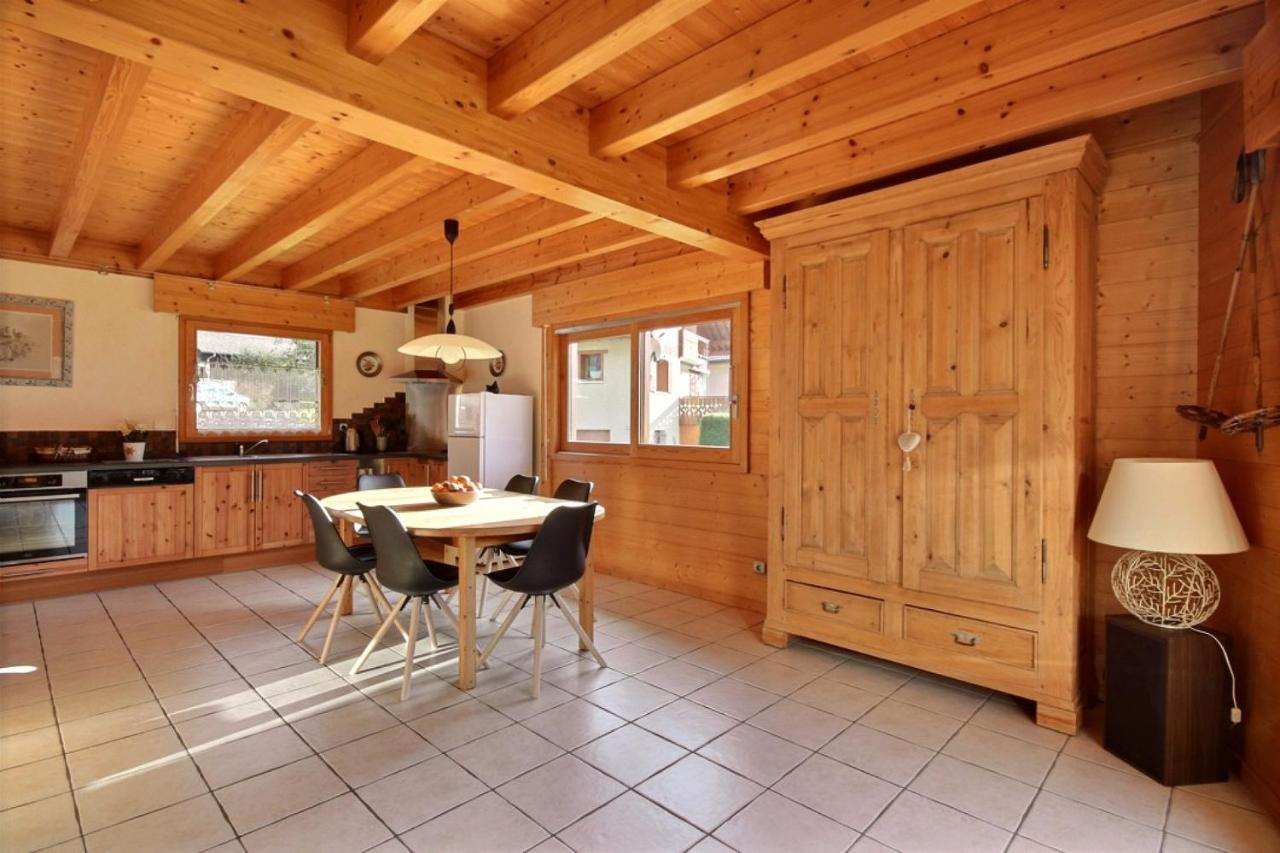 Chalet Wifi - Le Biot - 8 Personnes - Chalet Morand Exterior foto