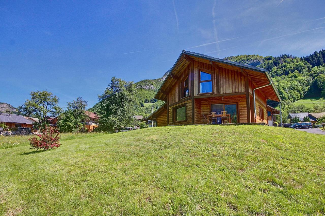 Chalet Wifi - Le Biot - 8 Personnes - Chalet Morand Exterior foto